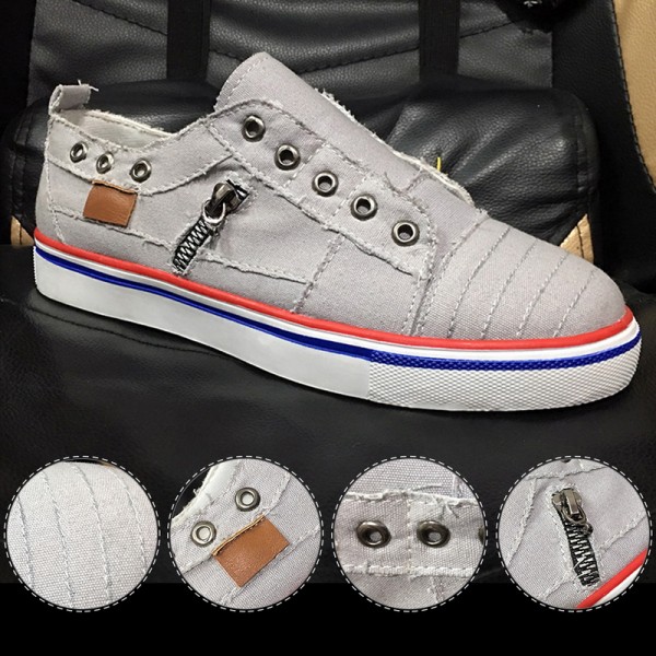 Size:4.5-11 Women Eyelet Canvas Upper Casual Sneakers Shoes