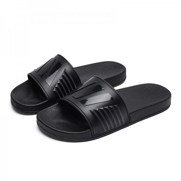 Couple Casual Basic Solid Color Non-Slip House Slippers