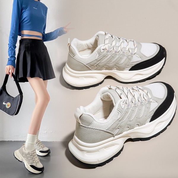 Women Fashion Casual Breathable Thick-Soled Sneaker