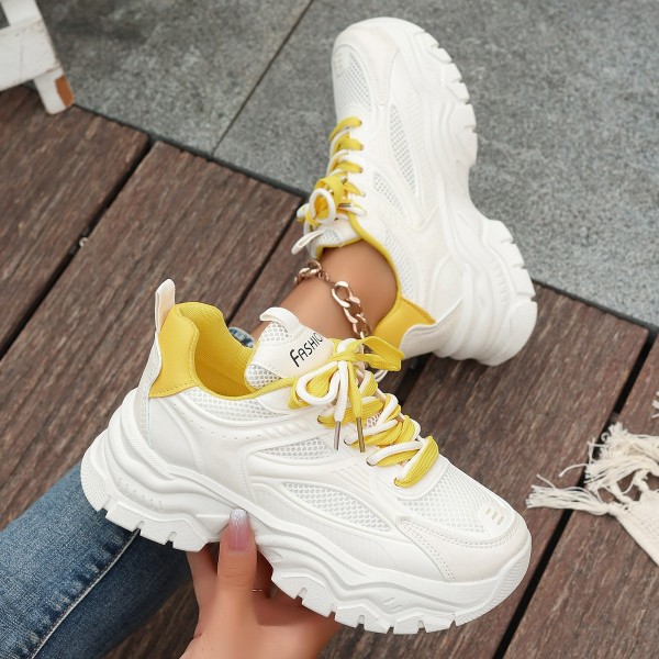 Women Casual Thick-Soled Breathable Mesh Sneaker