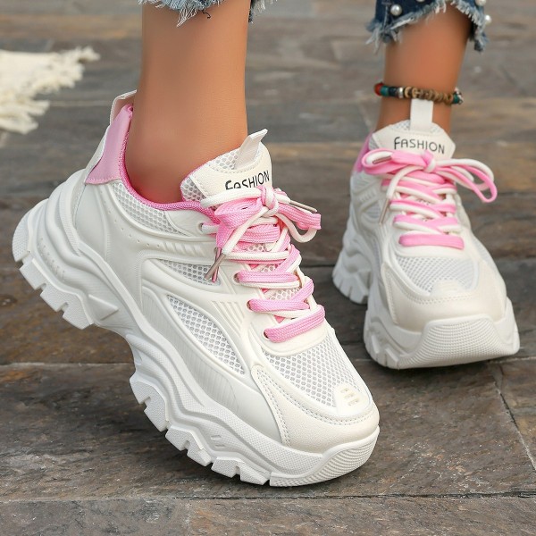 Women Casual Thick-Soled Breathable Mesh Sneaker