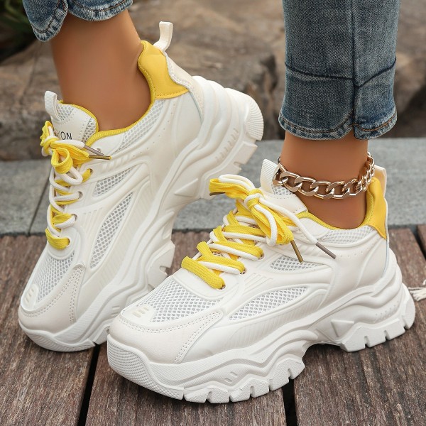 Women Casual Thick-Soled Breathable Mesh Sneaker