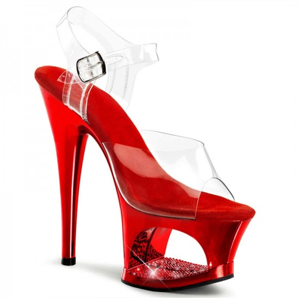 Nightclub Pole Dance Women Sexy Hollow Platform High Heel Sandals