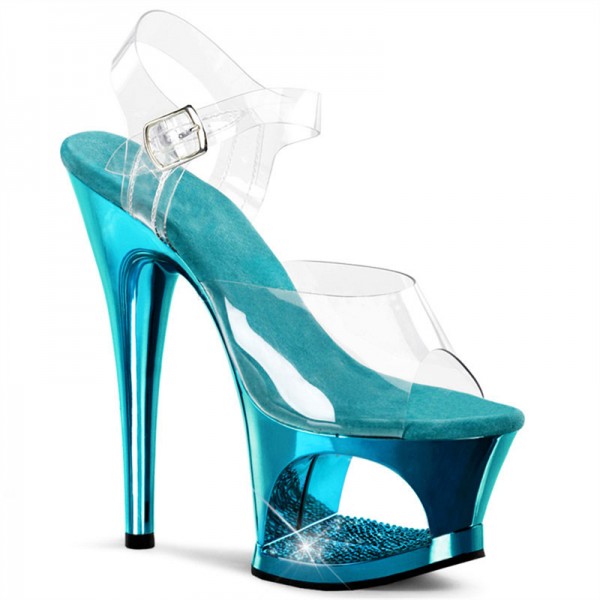 Nightclub Pole Dance Women Sexy Hollow Platform High Heel Sandals